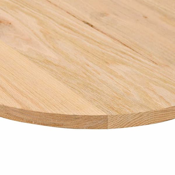 vidaXL Bordplate 100x50x2 cm oval heltre eik