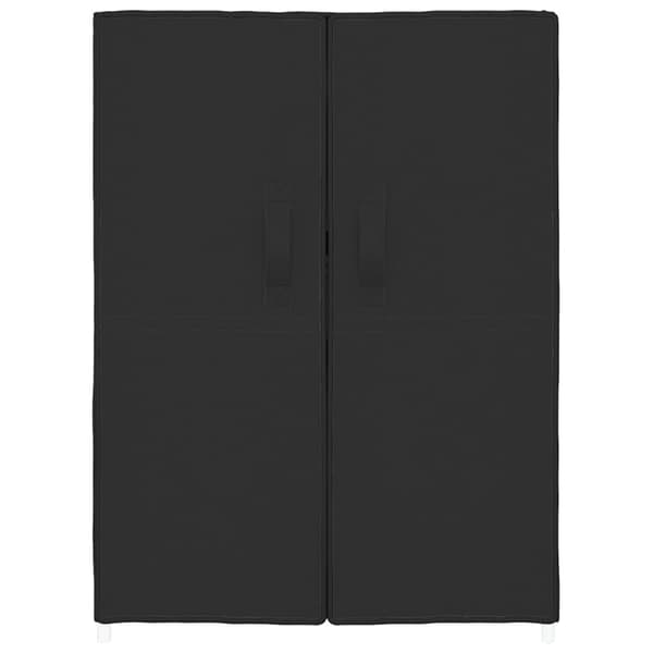 vidaXL Skoförvaring 60x28x90 cm svart tyg
