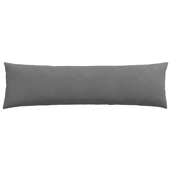 vidaXL Soffkuddar 2 st Mörkgrå 145 x 40 cm tyg