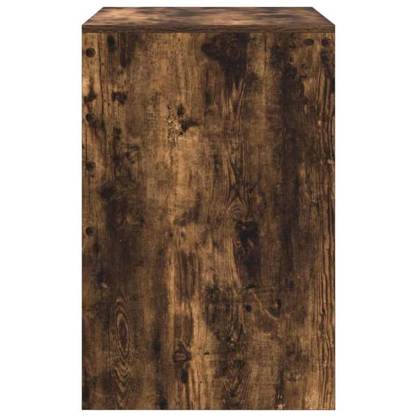 vidaXL Skrivebord Røkt eik 70 x 50 x 76 cm