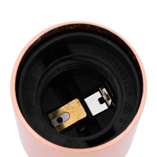 vidaXL Lamphållare 2 st roséguld E27