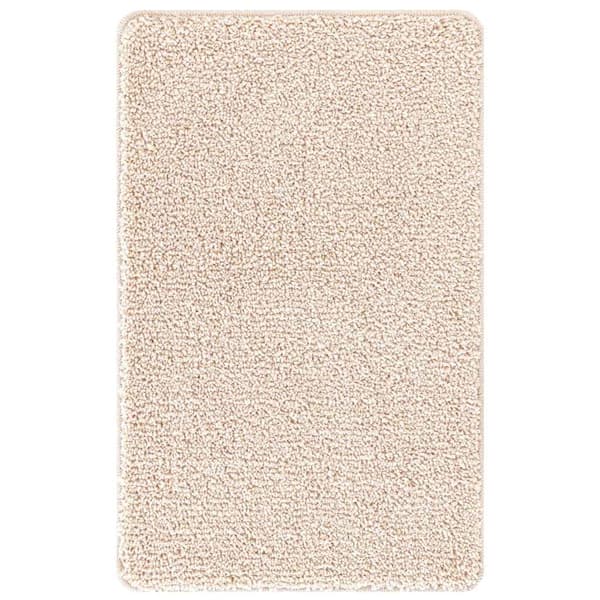 vidaXL Badmatta 2 pcs Kräm 50 x 50 cm Polypropylen