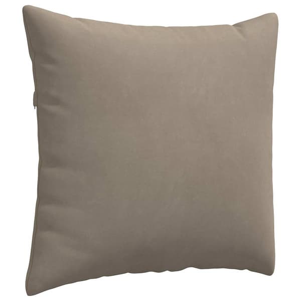 vidaXL Soffkuddar 2 st Gråbrun 50 x 50 cm tyg