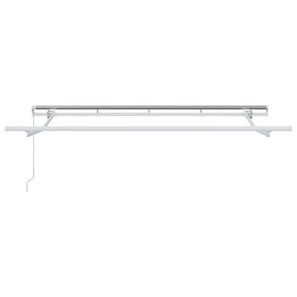 vidaXL Markiseramme Hvit 3 x 2 m Metall