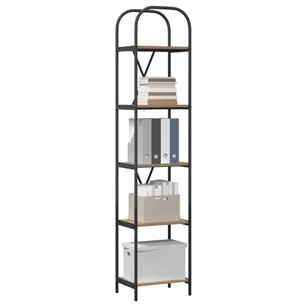 vidaXL Bokhylle Artisan Eik 40 x 30 x 183 cm Konstruert tre
