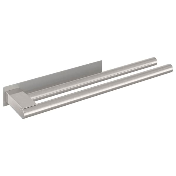 vidaXL Håndkle Rack sølv 40 x 9 x 4 cm Rustfritt stål