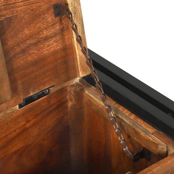 vidaXL Kaffeebord Flerfärgsdesign 90 x 50 x 38 cm Solid återvunnen trä
