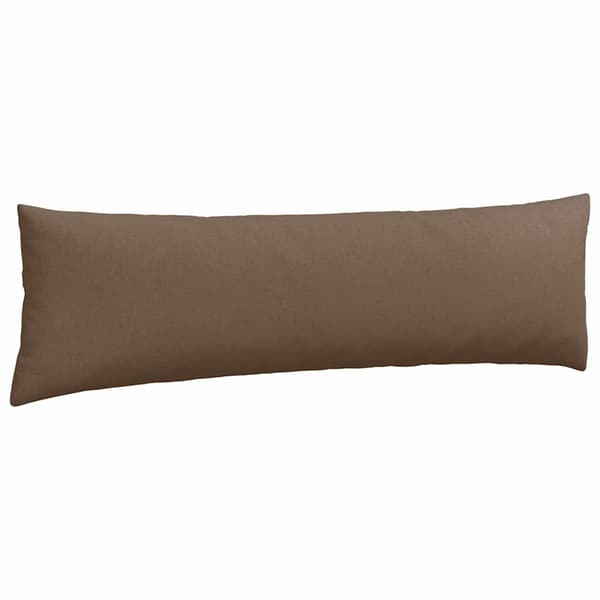 vidaXL Soffkuddar 2 st Brun 145 x 40 cm tyg