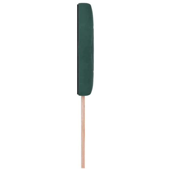 vidaXL Huvudgavel Mörkgrön 100 cm Sammet