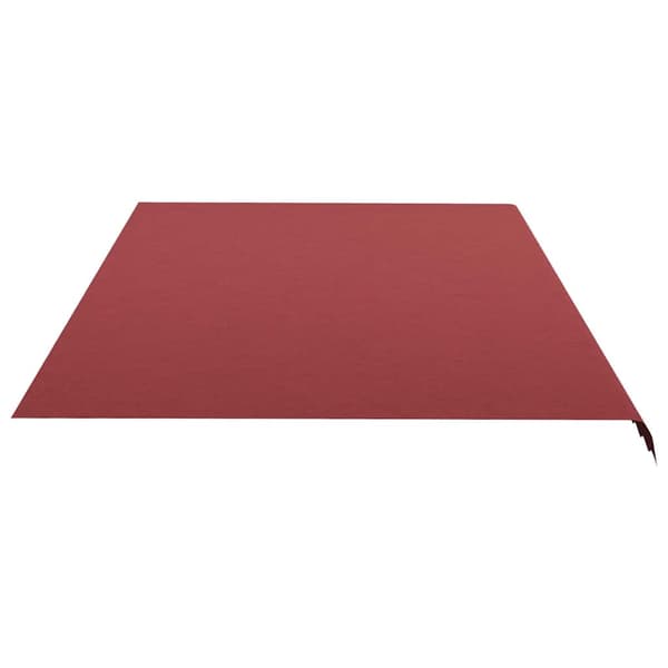 vidaXL Erstatningsduk for markise burgunder 600x350 cm polyester