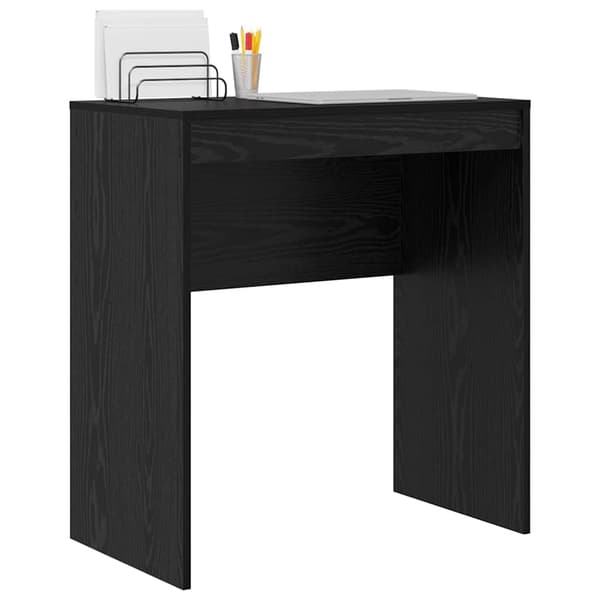 vidaXL Skrivebord Svart Eik 70 x 40 x 76 cm
