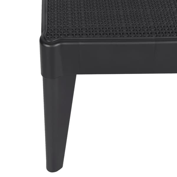 vidaXL Solseng antrasitt 186x60x29 cm PP
