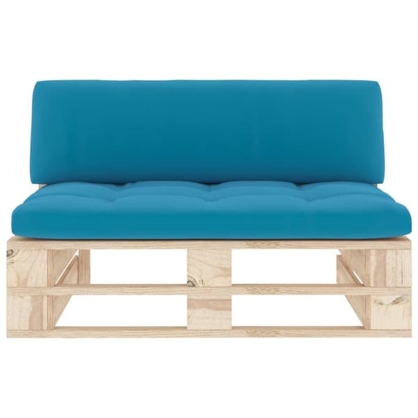 vidaXL Mittensektion till pallsoffa impregnerad furu