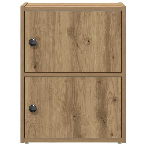 vidaXL Bokhylle artisan eik 40x24x52 cm konstruert tre