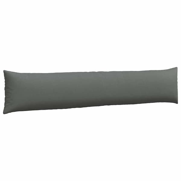 vidaXL Soffkuddar 2 st Mörkgrå 200 x 40 cm tyg