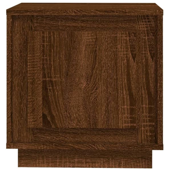 vidaXL Nattbord brun eik 44x35x45 cm konstruert tre