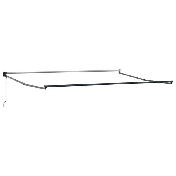 vidaXL Utfällbar markis Flerfärgsdesign 400 × 300 cm