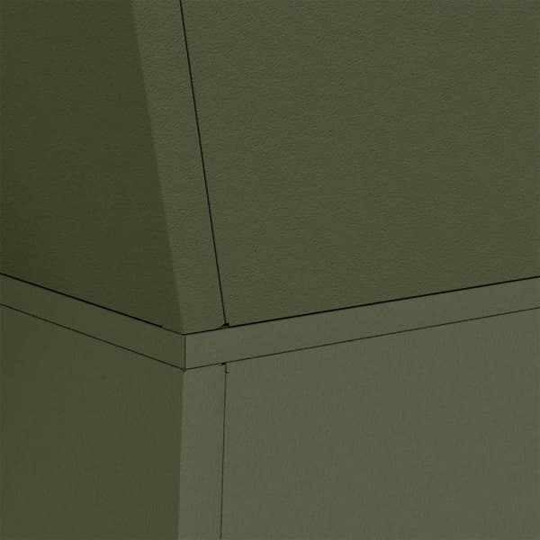 vidaXL Søyleplanter 2 pcs Olivengrønn 35 x 35 x 73 cm