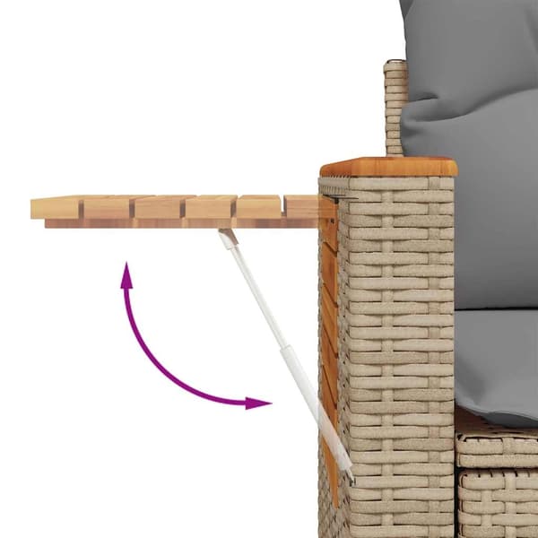 vidaXL Hodegavl 120 cm heltre eik