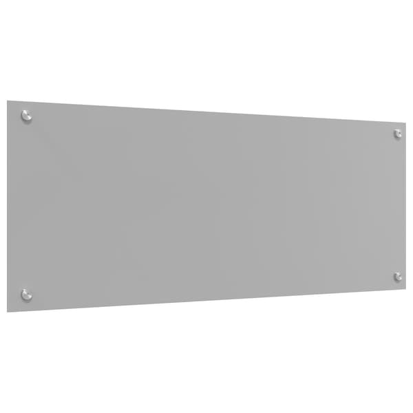 vidaXL Köksskydd Ljusgrå 100 x 40 cm härdat glas