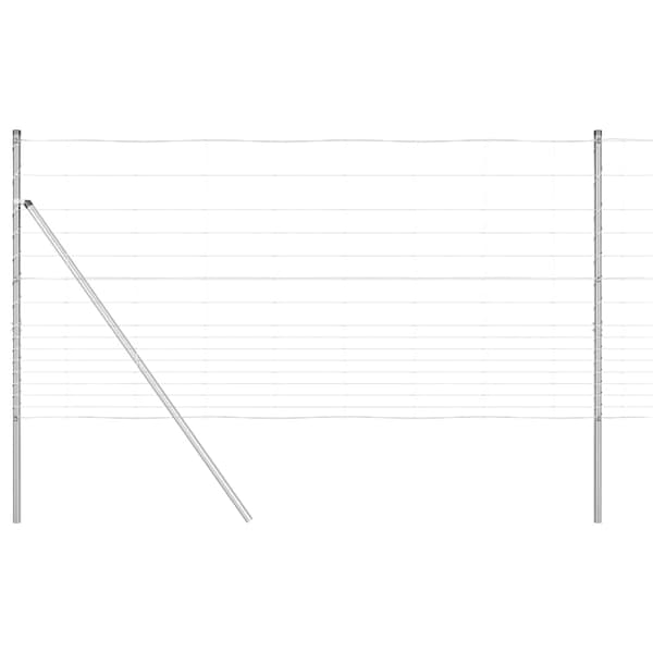 vidaXL Gjerdepåle Galvanisert 50 x 1,2 m Stål