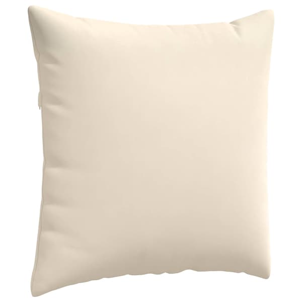 vidaXL Soffkuddar 2 st Beige 60 x 60 cm tyg