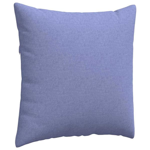vidaXL Soffkuddar 2 st Blå 60 x 60 cm tyg