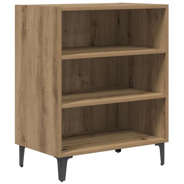 vidaXL Skjenk artisan eik 57x35x70 cm konstruert tre