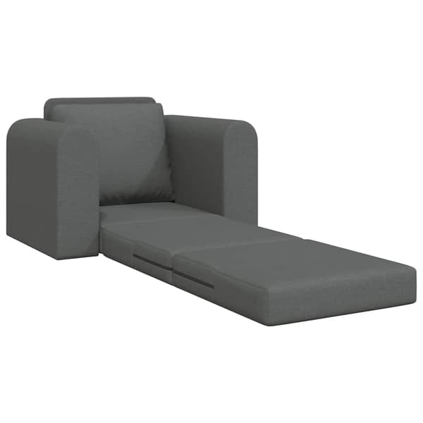 vidaXL Soffsäng Mörkgrå 98 x 71 x 83 cm tyg