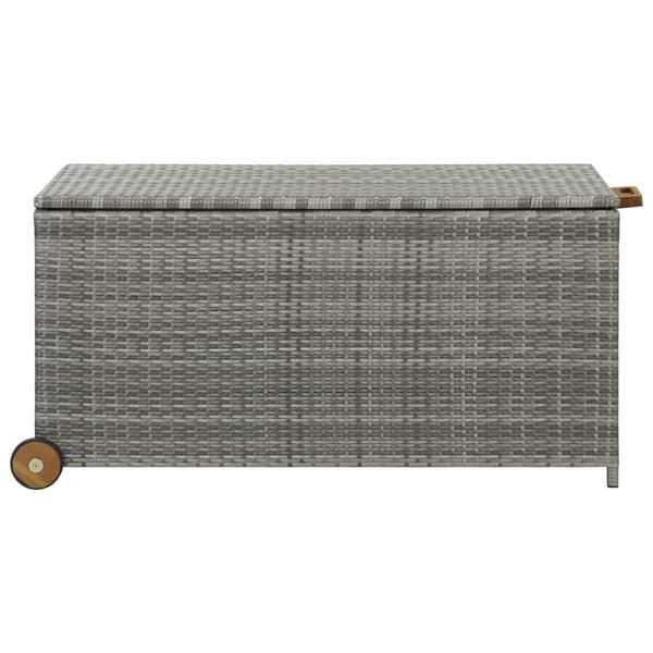 vidaXL Dynbox ljusgrå 120x65x61 cm konstrotting