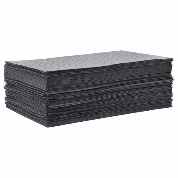 vidaXL Oljeabsorberende pads 100 stk grå 40x50 cm