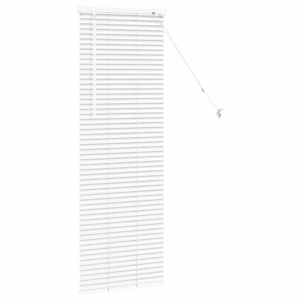 vidaXL Persienner Vit 130 x 40 cm Aluminium