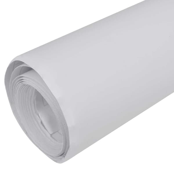 vidaXL Bilfoliering matt vit 100x150 cm