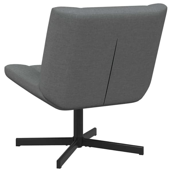 vidaXL Skrivstol Mörkgrå 63 x 75 x 76 cm tyg