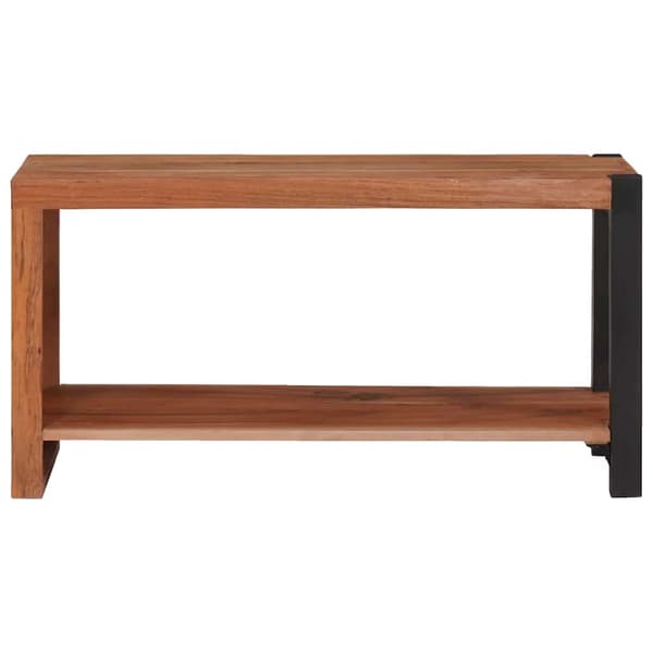vidaXL Bokhylle Brun 80 x 30 x 40 cm Solid akasietre