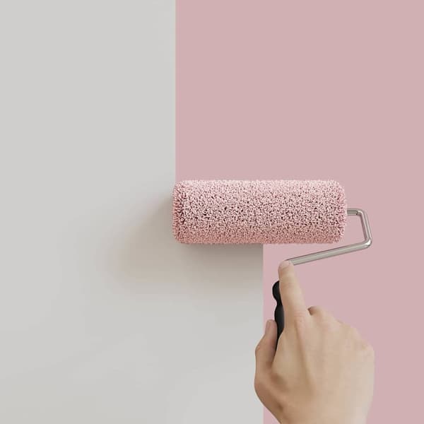 vidaXL Väggfärg Rosa 2,5 L Väggprint