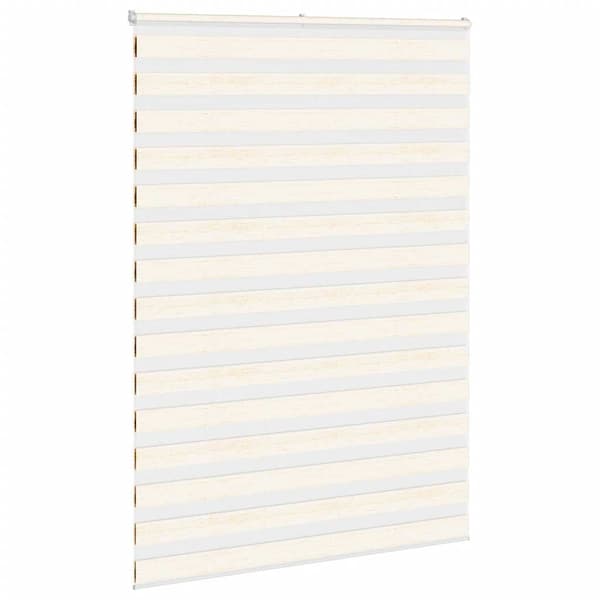vidaXL Sebragardin marmor beige stoff bredde 160,9 cm polyester