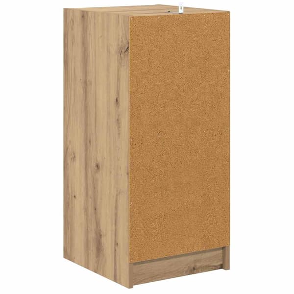 vidaXL Serviesskap artisan eik 35 x 37 x 76 cm Konstruert tre