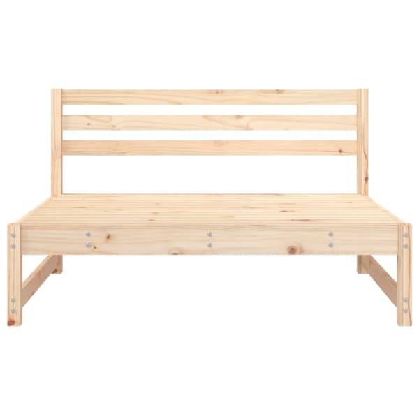 vidaXL Mittensoffa 120x80 cm massiv furu
