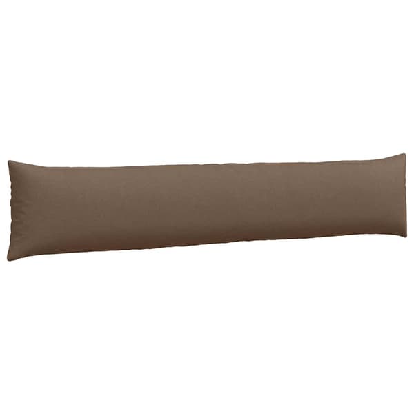 vidaXL Soffkuddar 2 st Brun 200 x 40 cm tyg
