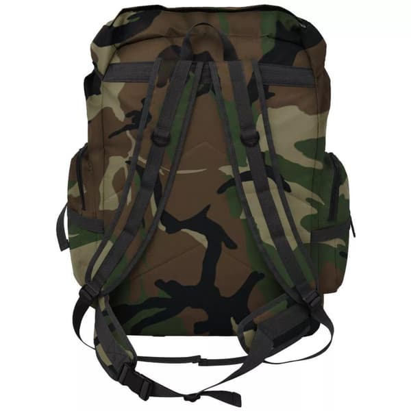 vidaXL Arméryggsäck 65 L kamouflage