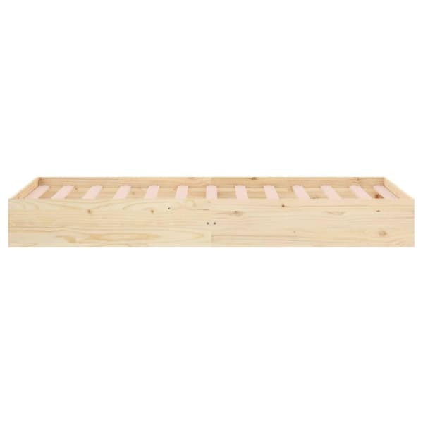 vidaXL Sengeramme heltre 75x190 cm