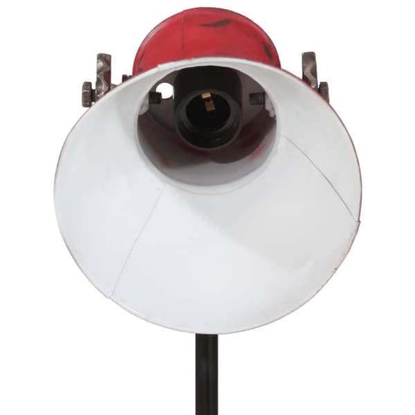 vidaXL Gulvlampe 25 W mørkerød 35x35x65/95 cm E27