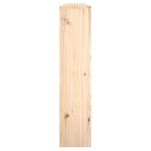 vidaXL Elementskydd 153x19x84 cm massiv furu