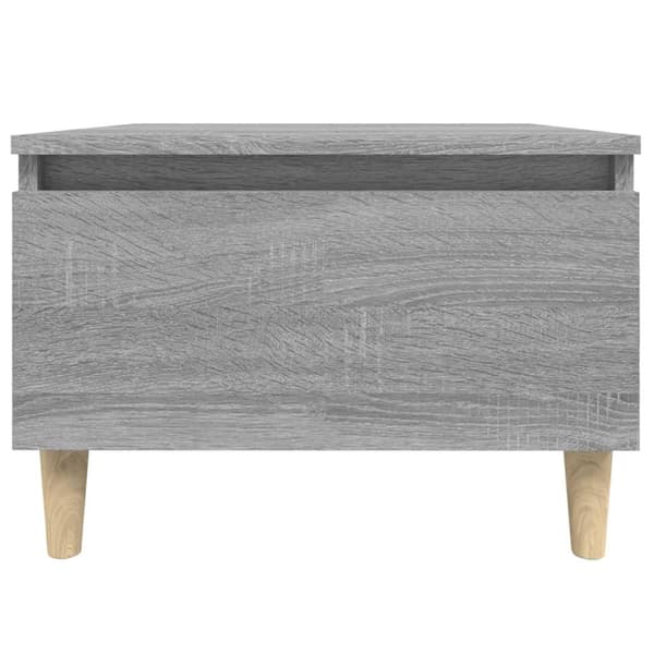vidaXL Sidebord grå sonoma 50x46x35 cm konstruert tre