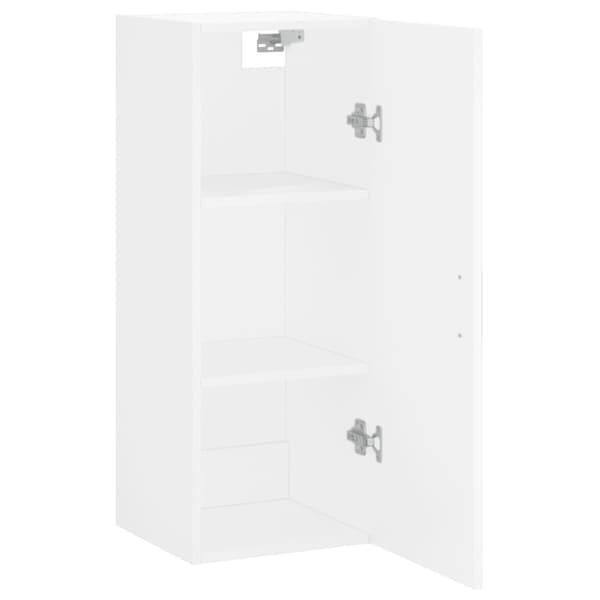 vidaXL Veggskap hvit 34,5x34x90 cm
