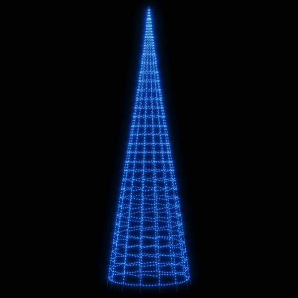 vidaXL LED julgran 3000 LEDs blå 800 cm