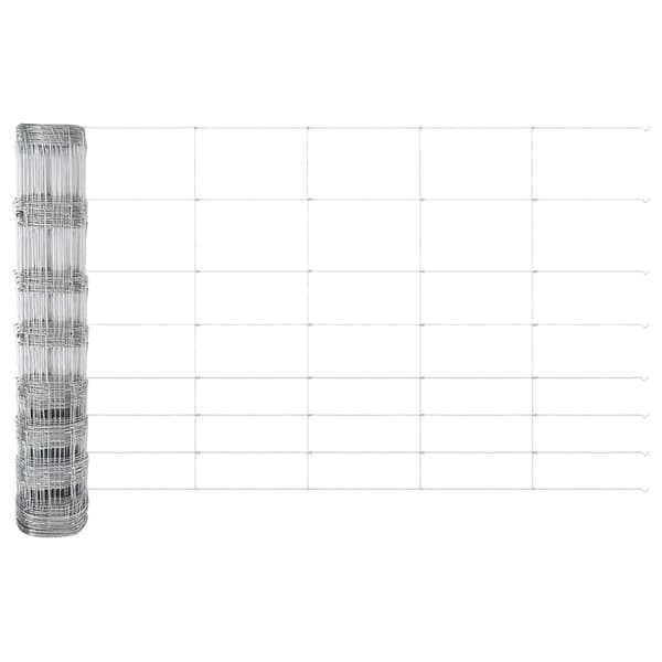 vidaXL Stängselstolpe Galvaniserad 50 x 1 m Stål