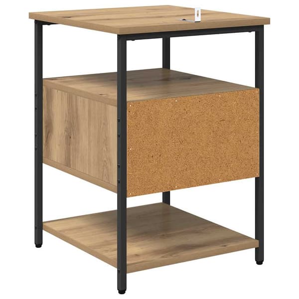 vidaXL Nattbordskap 2 pcs Artisan Eik 40 x 42 x 56 cm Konstruert tre