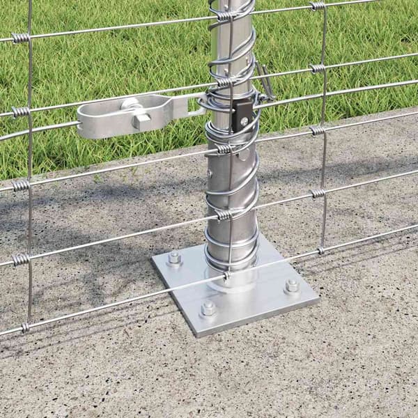 vidaXL Stängselstolpe Galvaniserad 25 x 1,2 m Stål